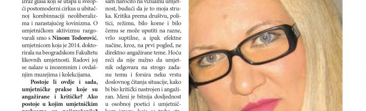 Intervju za HRVATSKU RIJEČ, Br. 715, 30.12.2016. – “Fronta postoji, kao i uvijek”
